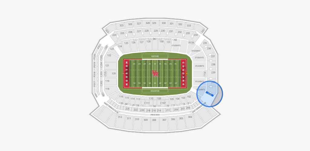 TDECU Stadium Seating Chart