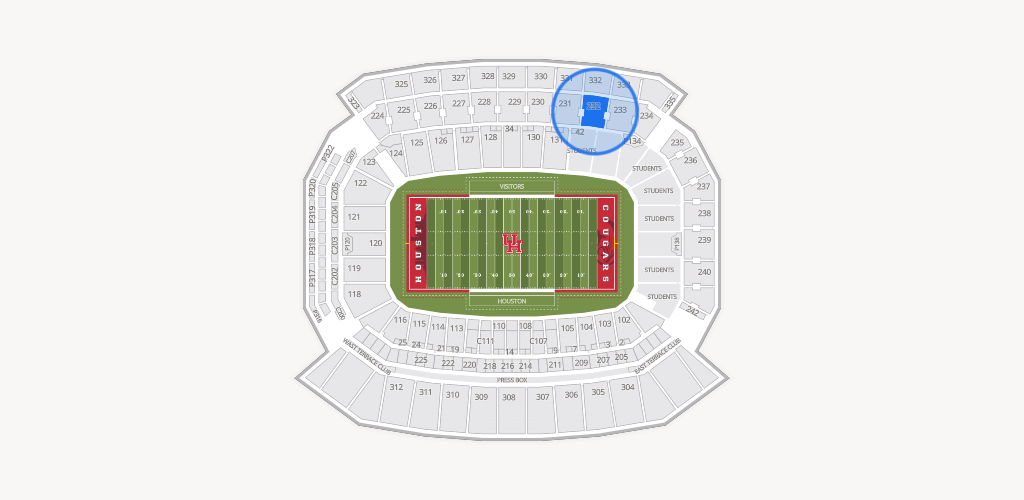 TDECU Stadium Seating Chart