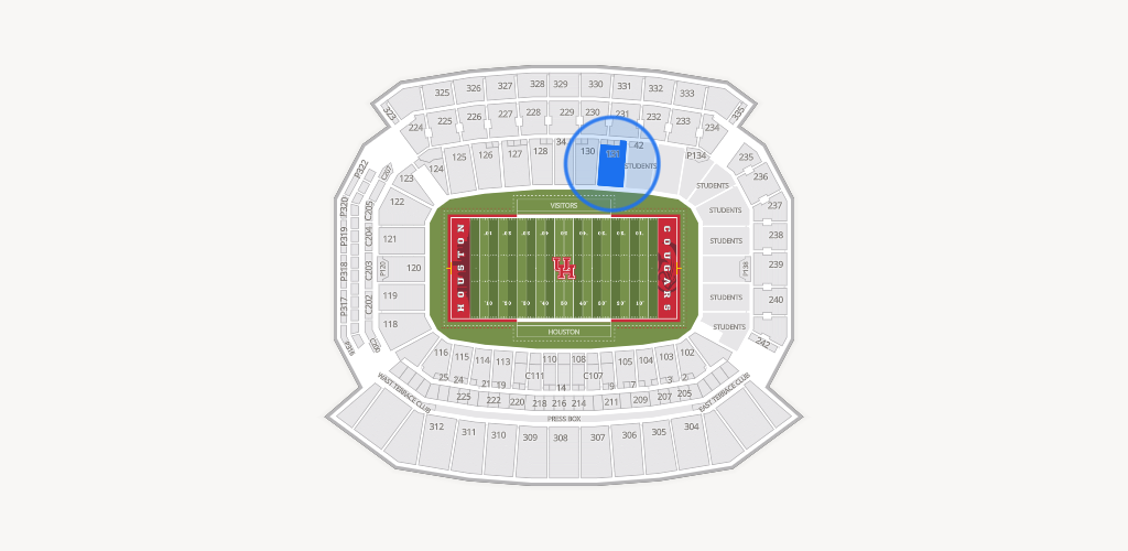 TDECU Stadium Seating Chart