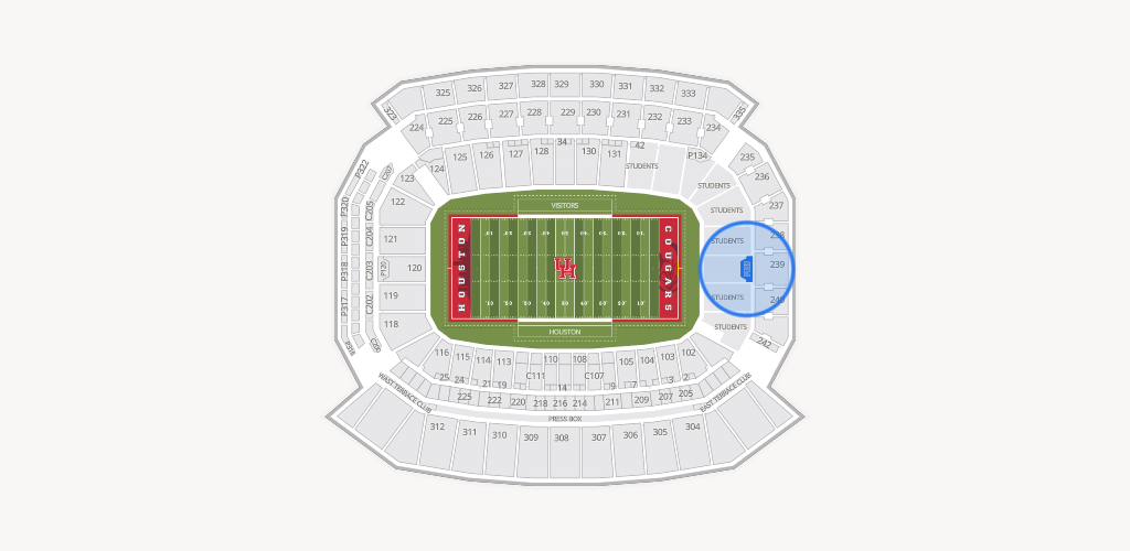 TDECU Stadium Seating Chart