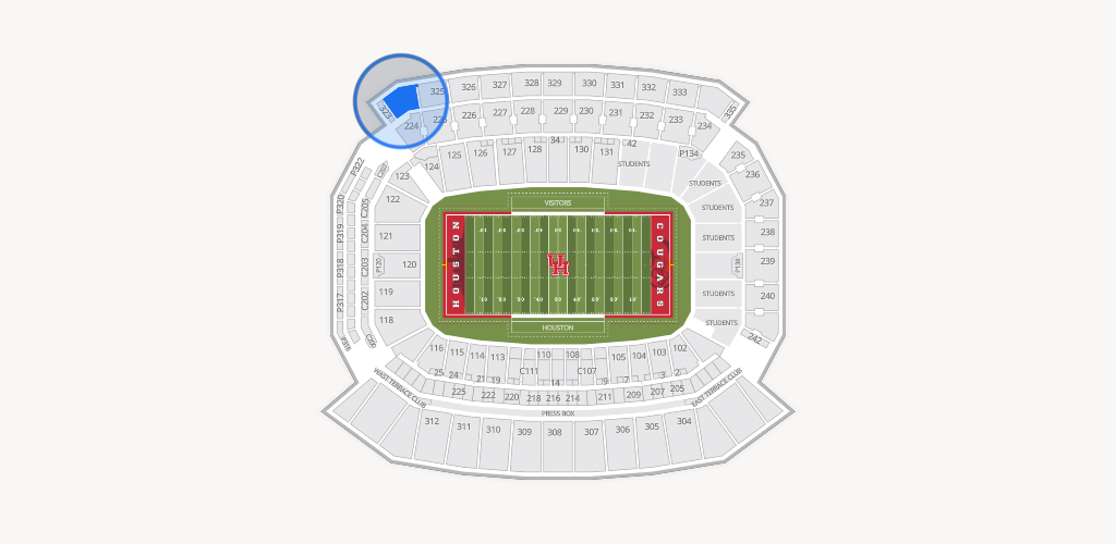 TDECU Stadium Seating Chart