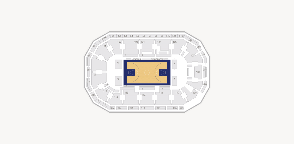 Tech CU Arena Seating Chart