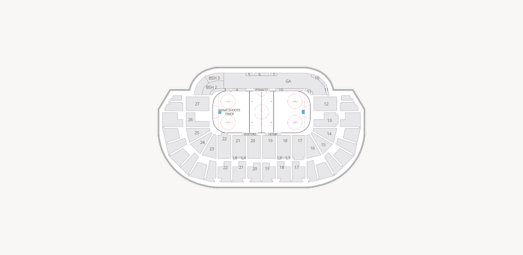 The Arena at TD Place Seating Chart