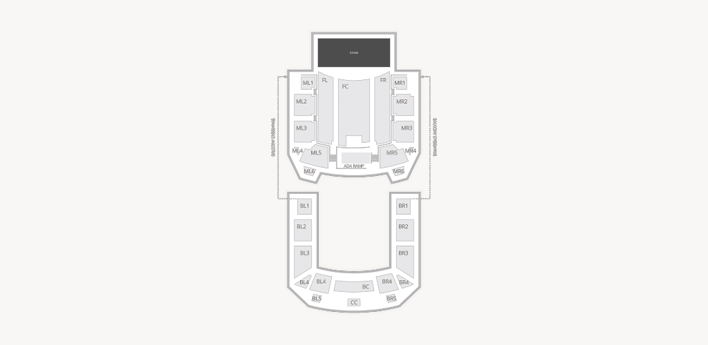 The Avalon Ballroom Theatre At Niagara Fallsview Casino Resort Seating Chart