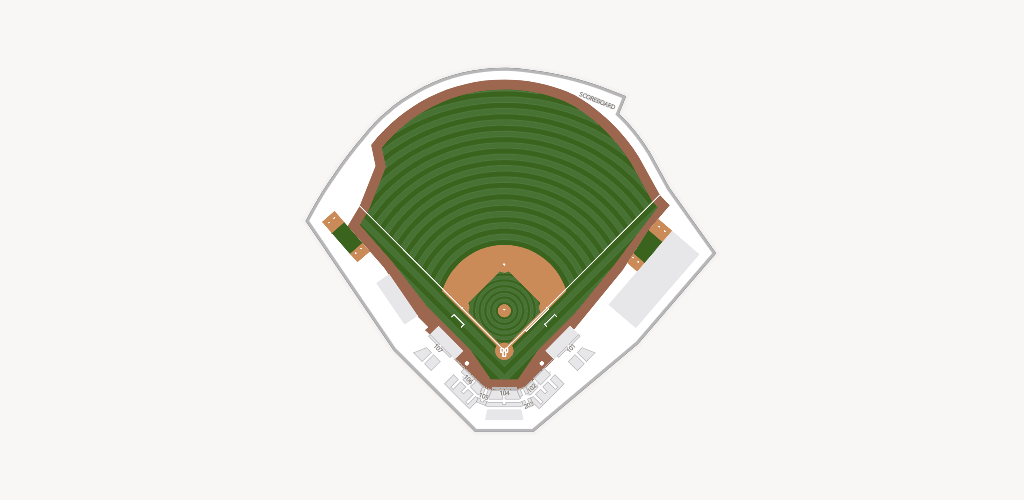 The Ballpark at Patriots Point Seating Chart