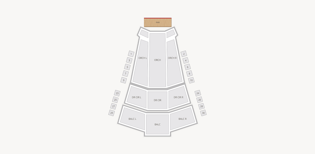 The Centre in Vancouver for Performing Arts Seating Chart