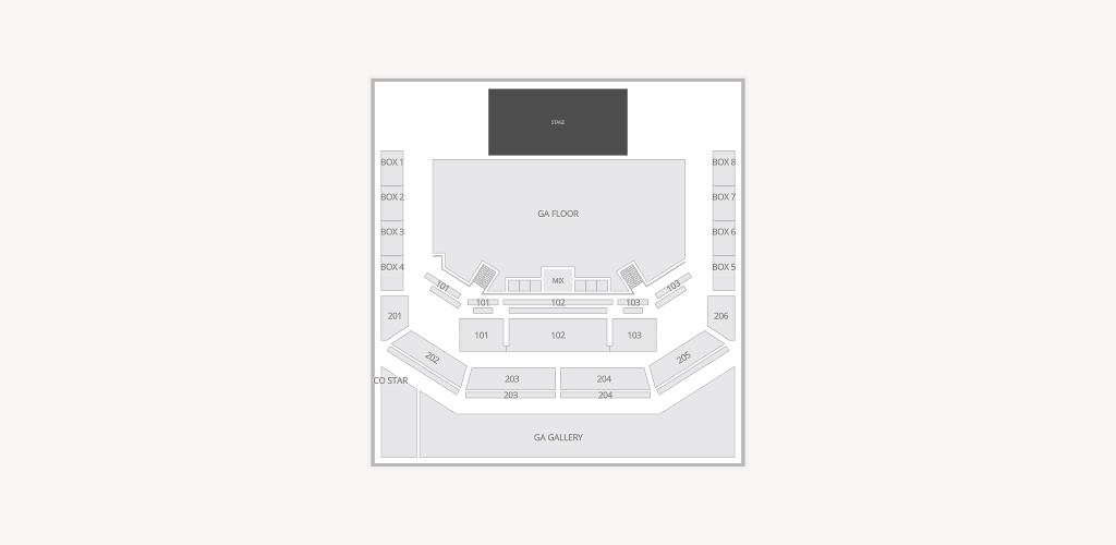 The Cosmopolitan of Las Vegas Seating Chart