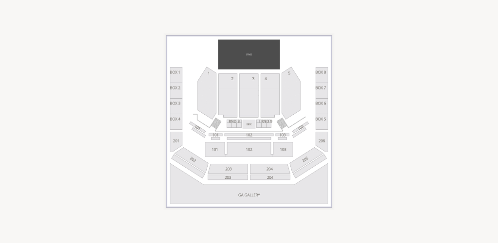 The Cosmopolitan of Las Vegas Seating Chart