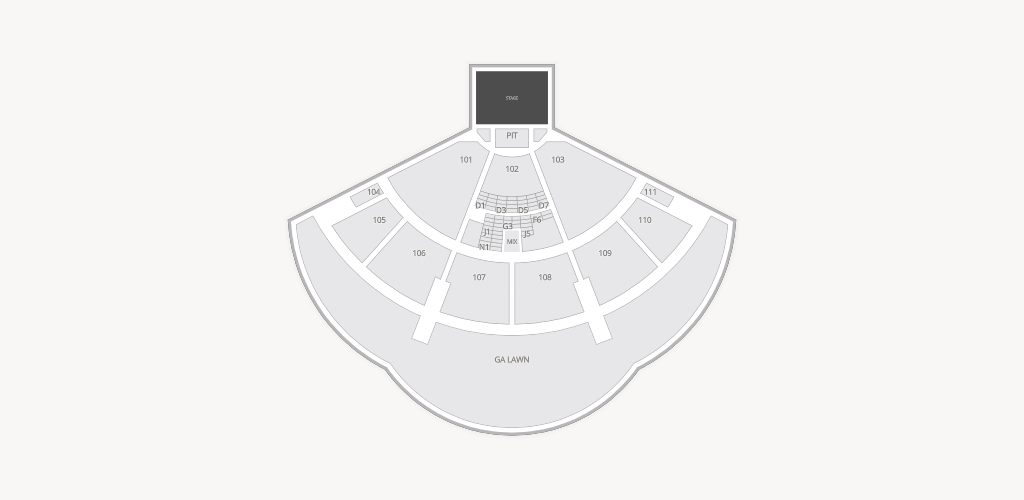 The Cynthia Woods Mitchell Pavilion presented by Huntsman Seating Chart
