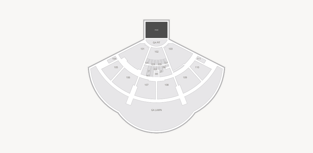 The Cynthia Woods Mitchell Pavilion presented by Huntsman Seating Chart