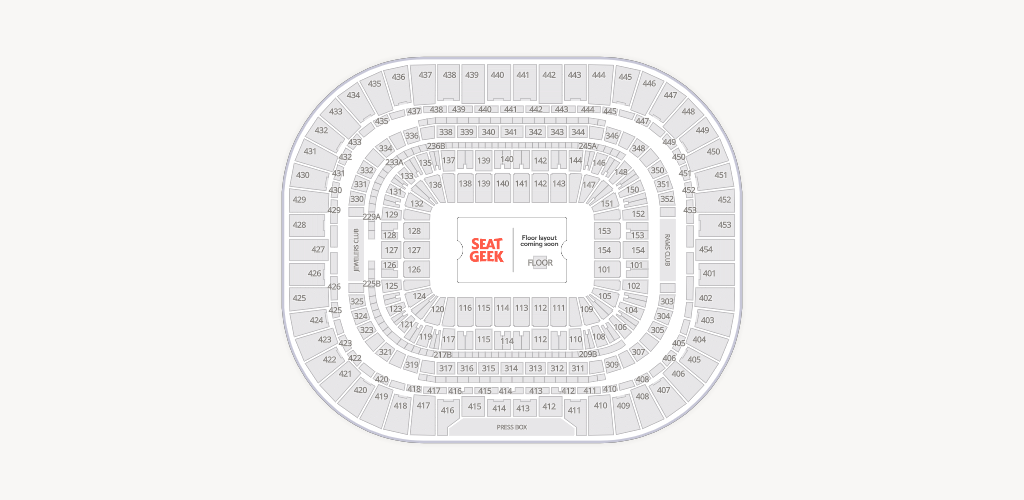 The Dome at America's Center Seating Chart