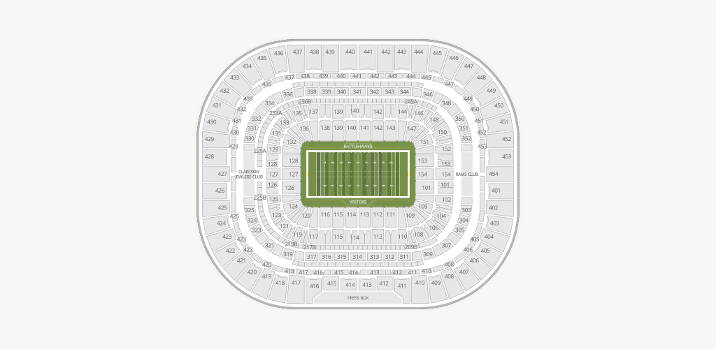 The Dome at America's Center Seating Chart