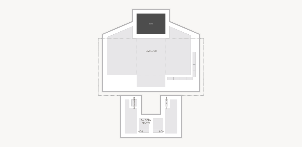 The Echo Lounge & Music Hall Seating Chart