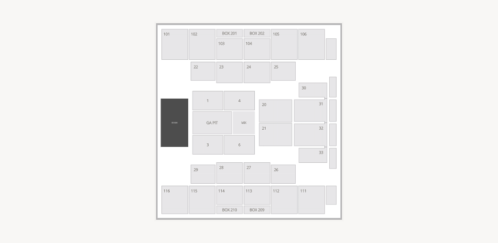 The Event Center at Turning Stone Resort Casino Seating Chart