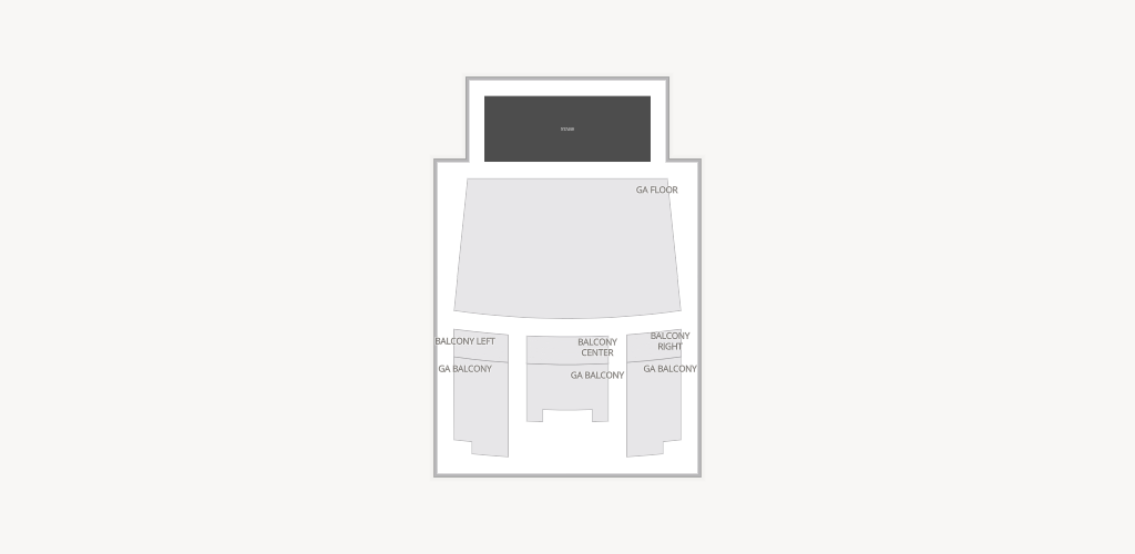 The Fonda Theatre Seating Chart