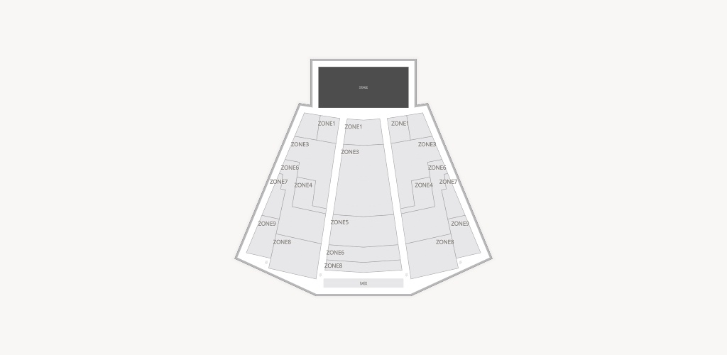 The Ford - Los Angeles Seating Chart