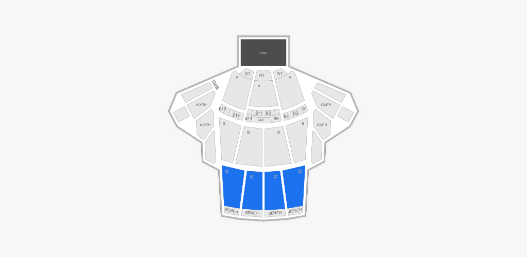The Greek Theatre - Los Angeles Seating Chart