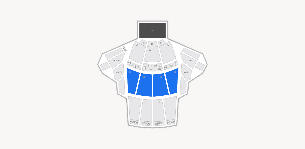 The Greek Theatre - Los Angeles Seating Chart