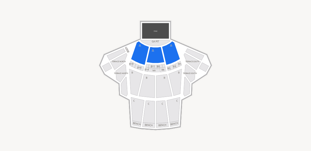 The Greek Theatre - Los Angeles Seating Chart