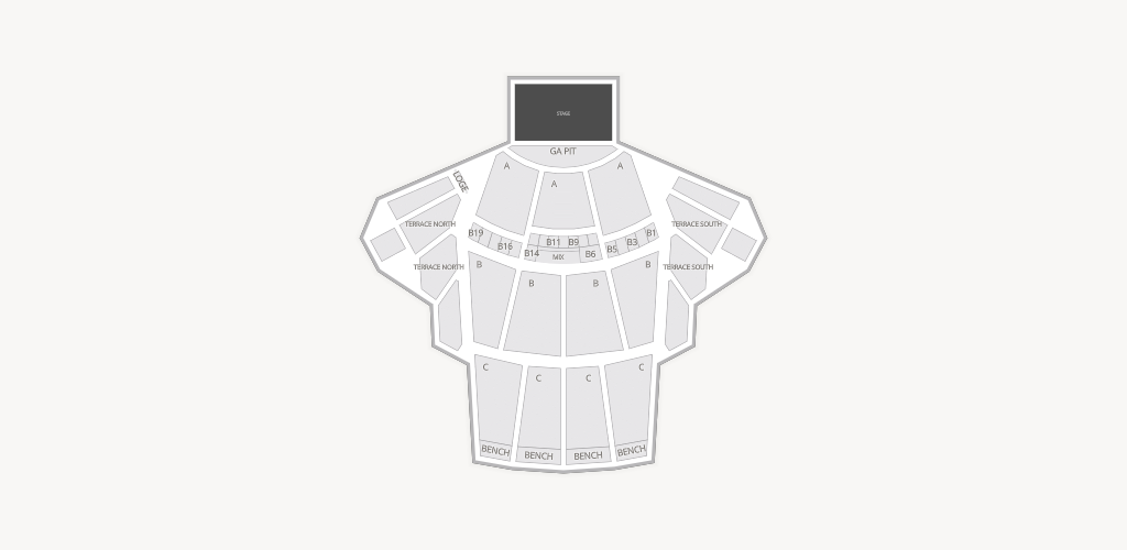 The Greek Theatre - Los Angeles Seating Chart