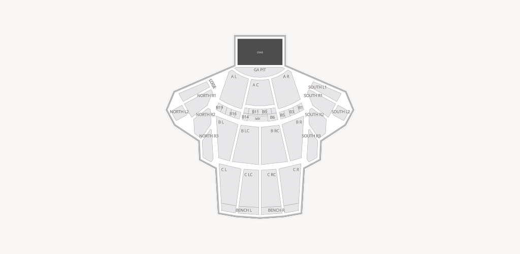 The Greek Theatre - Los Angeles Seating Chart