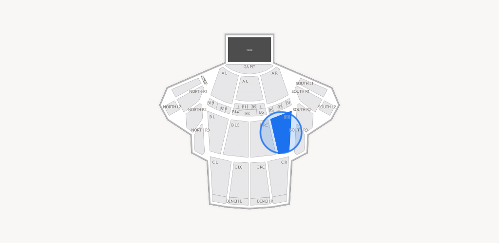 The Greek Theatre - Los Angeles Seating Chart