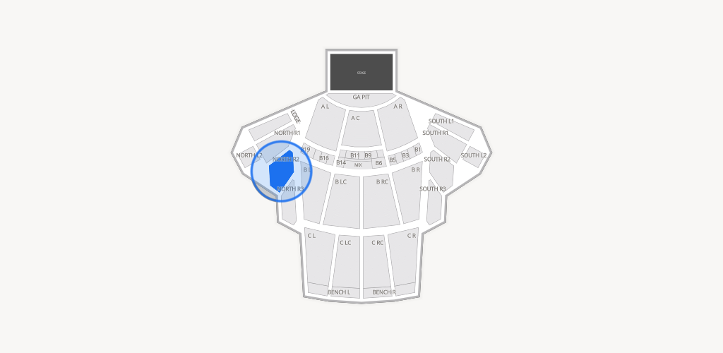 The Greek Theatre - Los Angeles Seating Chart