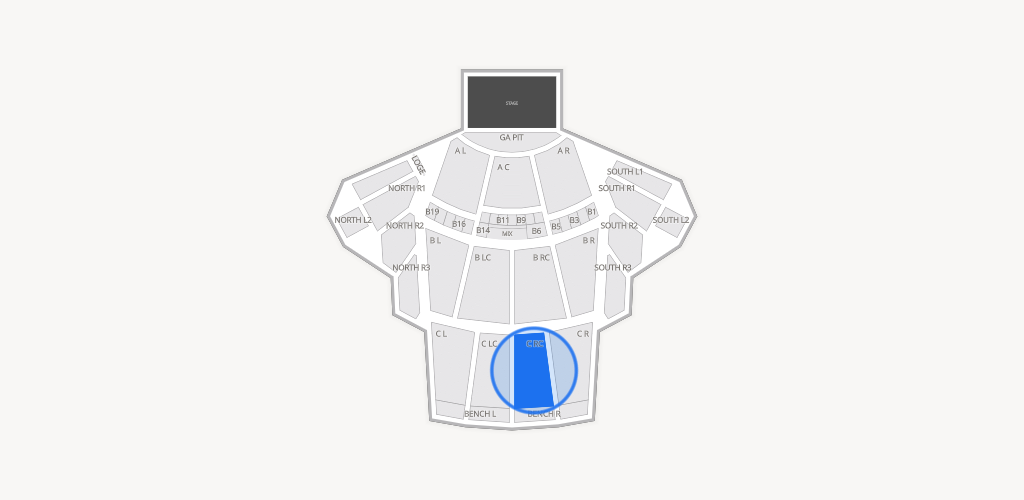 The Greek Theatre - Los Angeles Seating Chart
