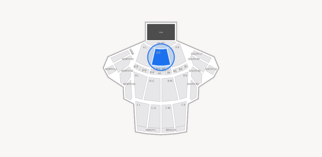 The Greek Theatre - Los Angeles Seating Chart