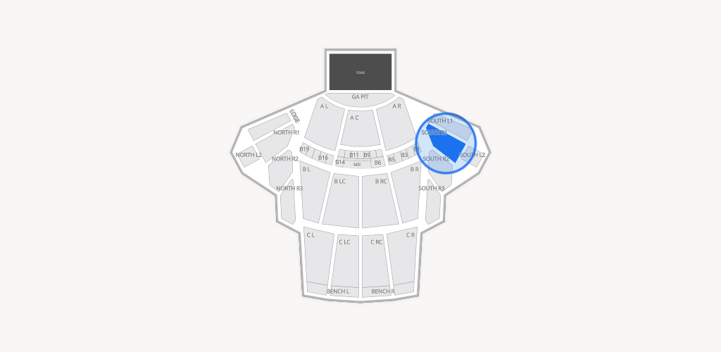 The Greek Theatre - Los Angeles Seating Chart