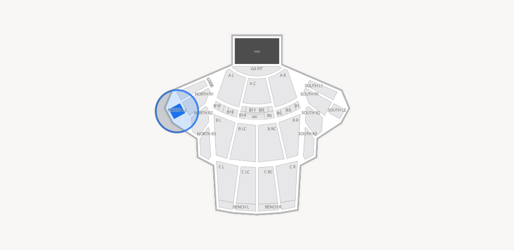 The Greek Theatre - Los Angeles Seating Chart