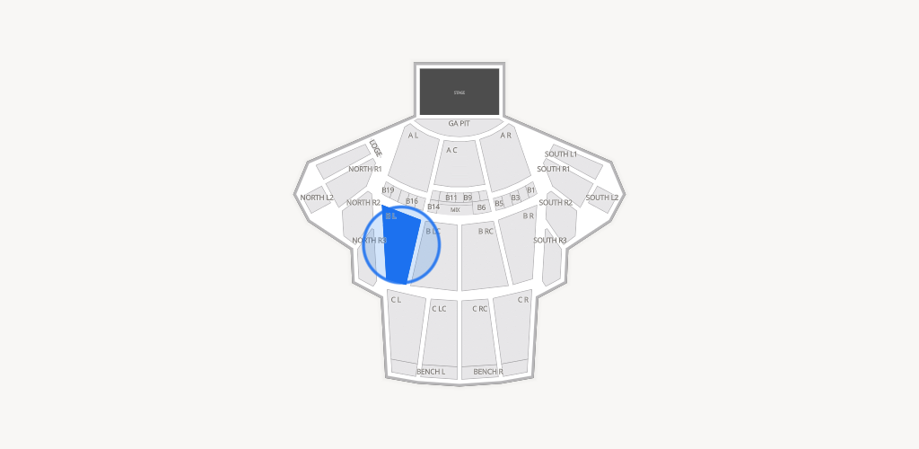 The Greek Theatre - Los Angeles Seating Chart