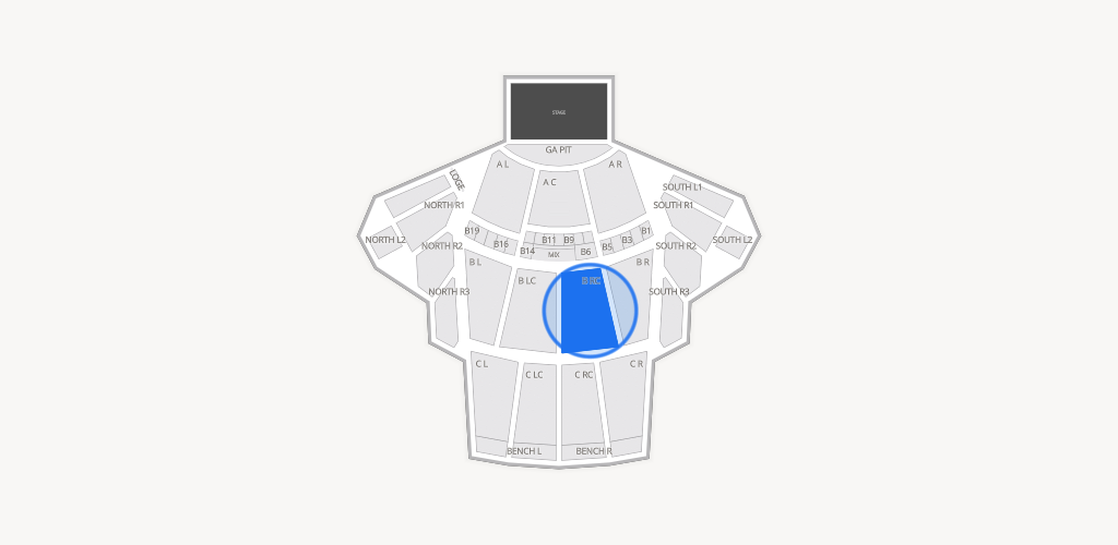 The Greek Theatre - Los Angeles Seating Chart