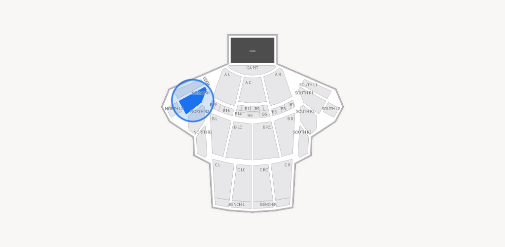 The Greek Theatre - Los Angeles Seating Chart