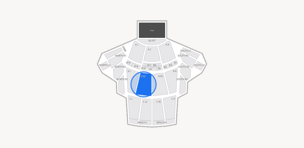 The Greek Theatre - Los Angeles Seating Chart