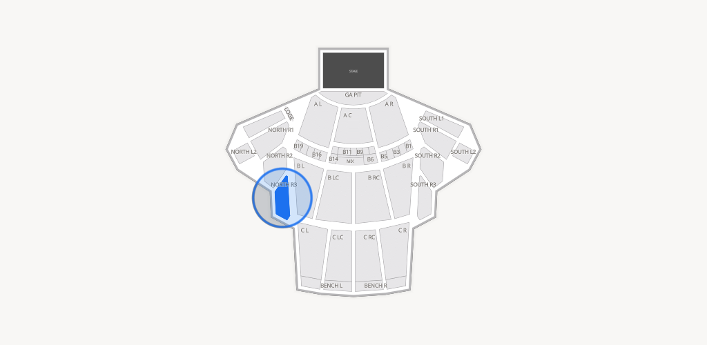 The Greek Theatre - Los Angeles Seating Chart