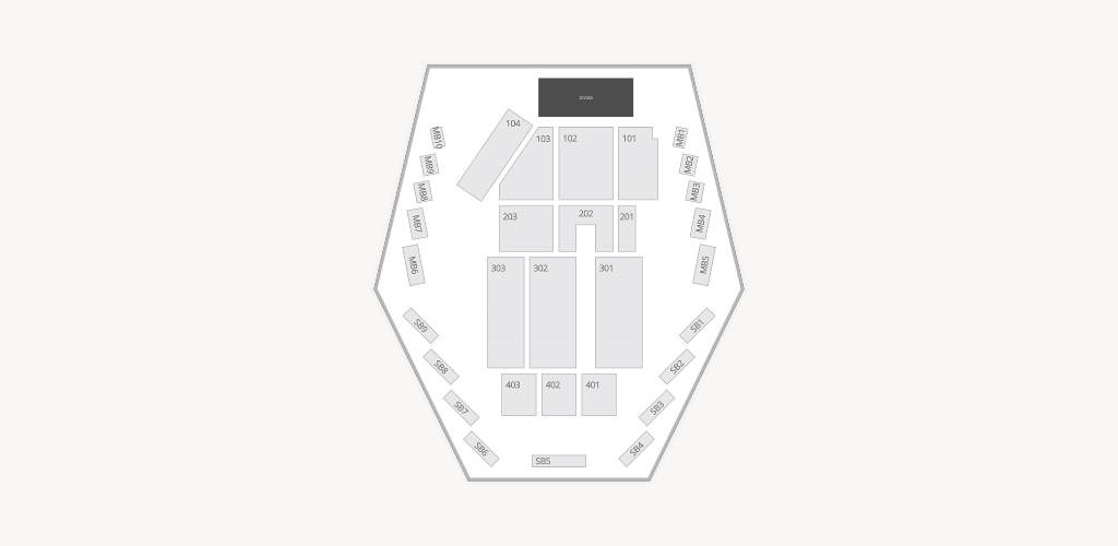The HALL at Live! Seating Chart