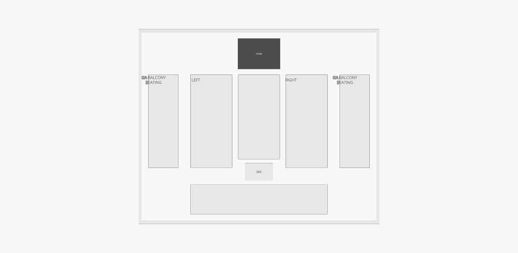 The Hall at Spartanburg Memorial Auditorium Seating Chart