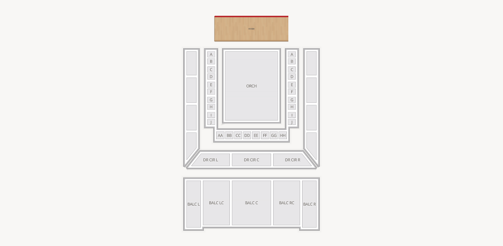 The Lyric - Baltimore Seating Chart