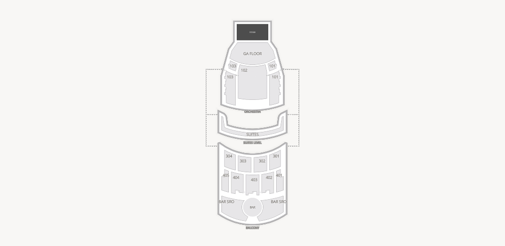 The Midland Theatre - MO Seating Chart