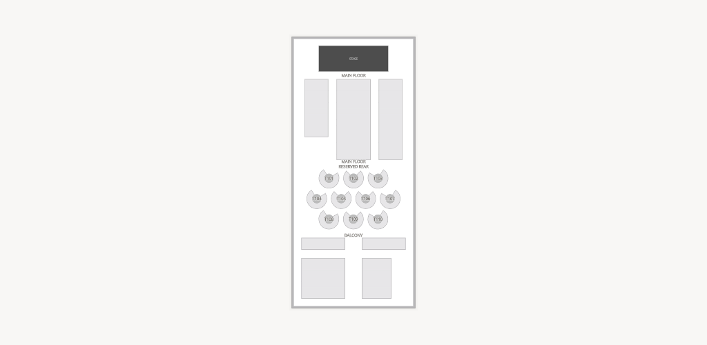The Milton Theatre Seating Chart