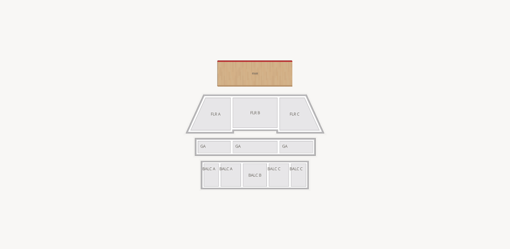 The National - Richmond Seating Chart