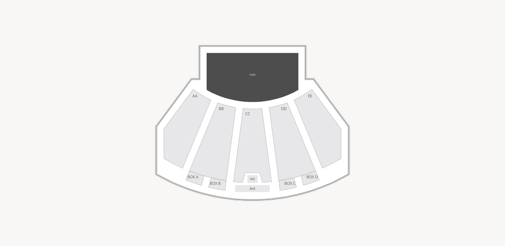 The Orleans Showroom Seating Chart