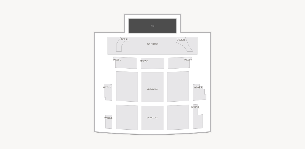 The Palladium Seating Chart