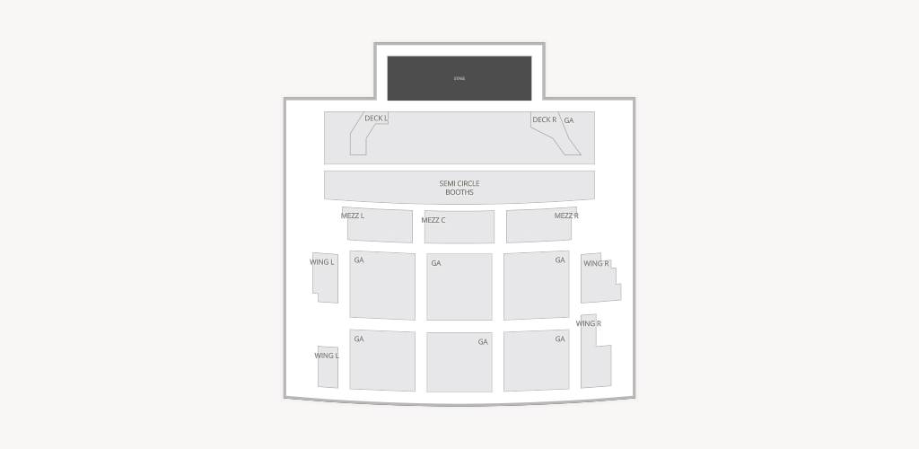 The Palladium Seating Chart