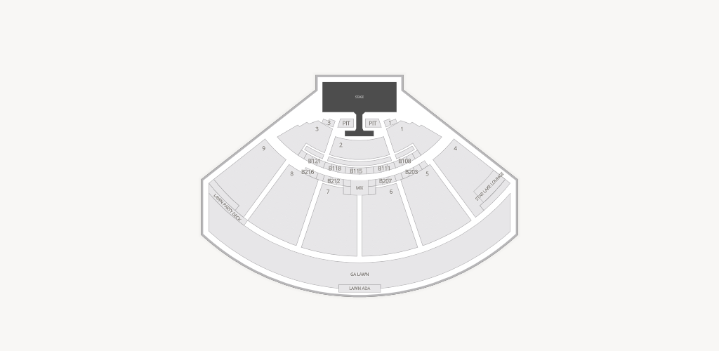The Pavilion At Star Lake Seating Chart