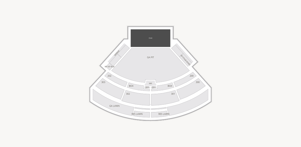 The Pavilion at Toyota Music Factory Seating Chart