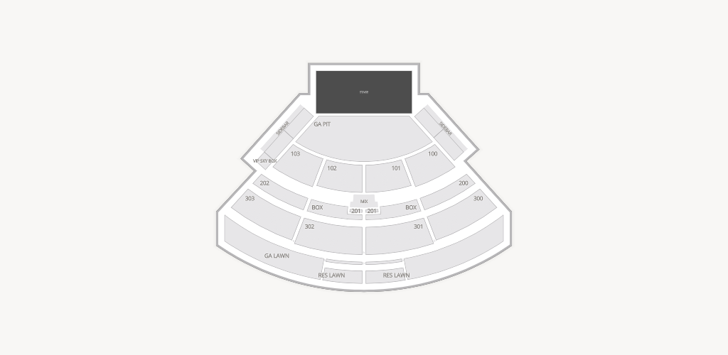 The Pavilion at Toyota Music Factory Seating Chart