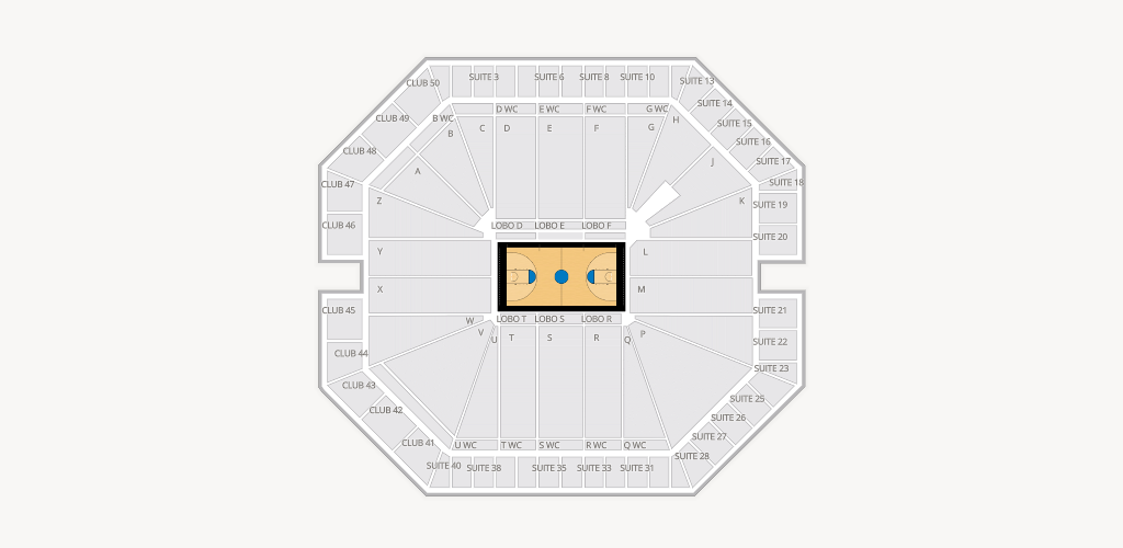 The Pit (University Arena) Seating Chart