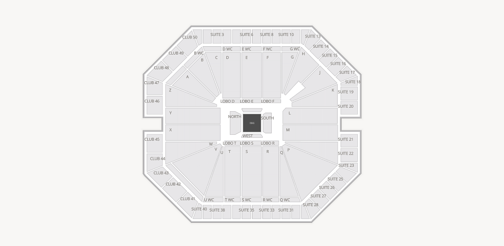 The Pit (University Arena) Seating Chart